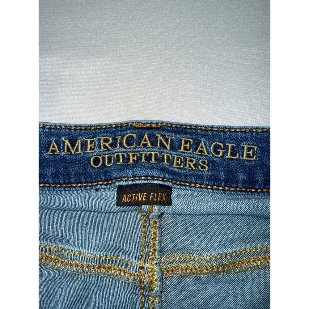 American Eagle Original Straight Jeans Mens 34x32 Active Flex (Minor Wear)